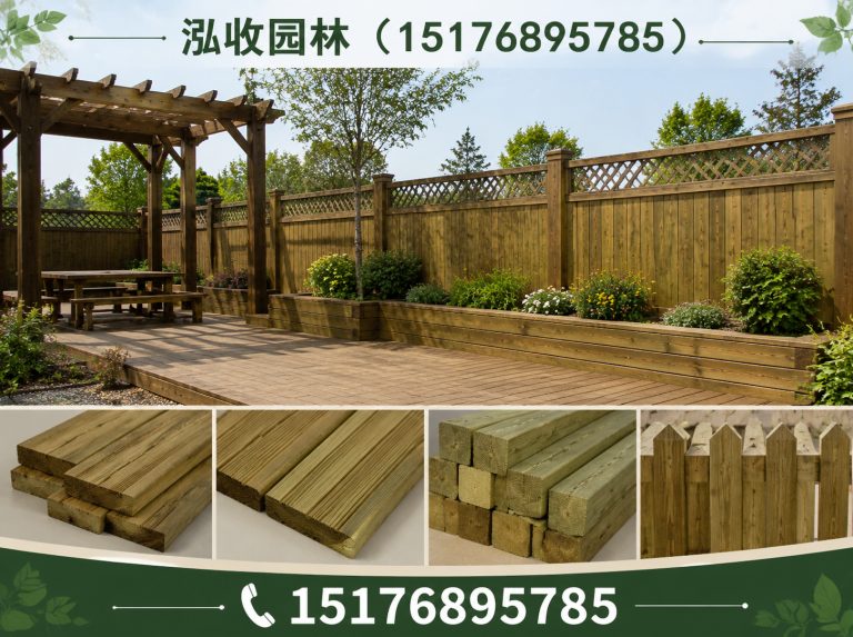 遂宁京津冀防腐木工程展示图